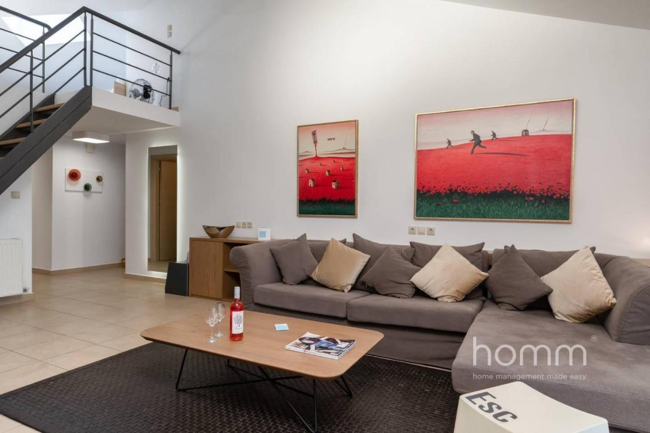 137Sqm Homm Apartment With Acropolis View 7Ppl Atény Exteriér fotografie